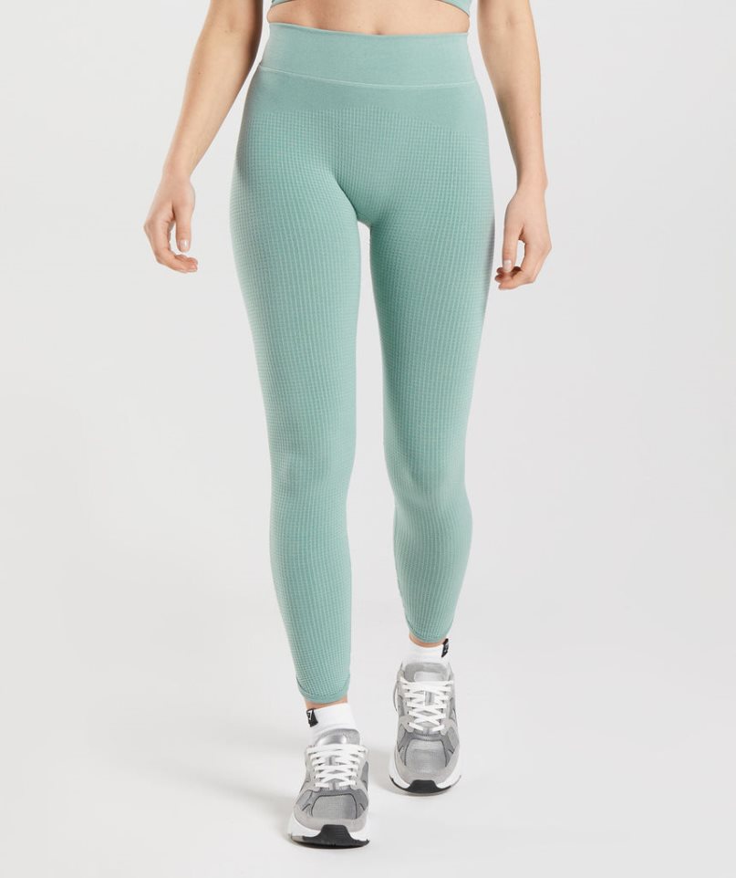 Legginsy Gymshark Pause Seamless Damskie Głęboka Zielone | PL 623MJS